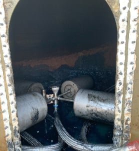 Freedom Tool oil skimming, view 1