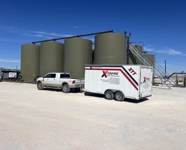 Freedom Tool oil skimming, view 3